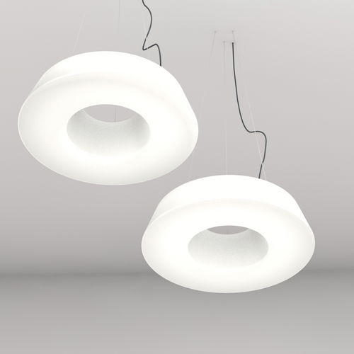 Hängelampe - CIRCULAR POL  - Martinelli Luce Spa - Stahl / Polyethylen / originelles Design
