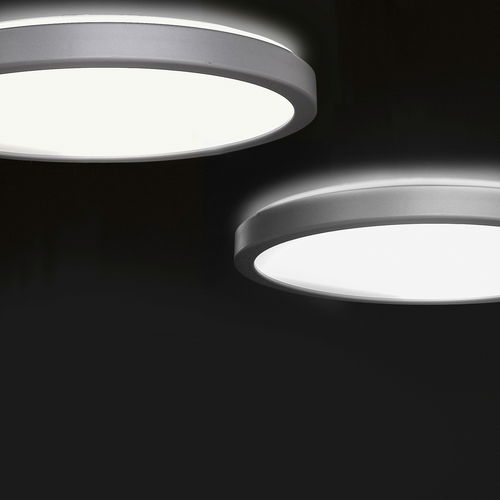 Moderne Deckenleuchte - LUNA  - Martinelli Luce Spa - rund / Aluminium / LED
