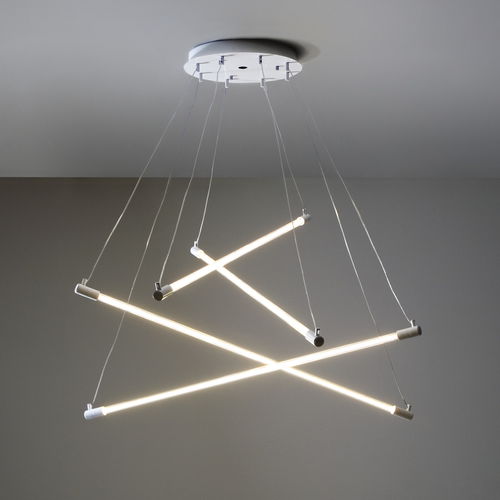 Hängelampe - SHANGHAI  - Martinelli Luce Spa - aus lackiertem Metall / Polycarbonat / modern