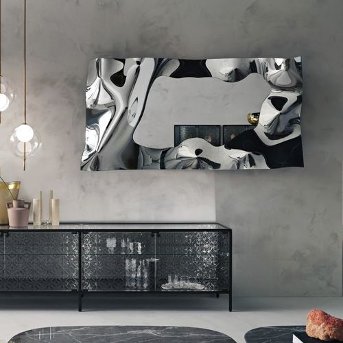 Wandmontierter Spiegel - CHRISTINE  - FIAM ITALIA - originelles Design / rechteckig / quadratisch