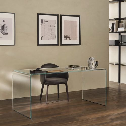 Moderner Schreibtisch - RIALTO - FIAM ITALIA - Glas / maßgefertigt / für Homeoffice