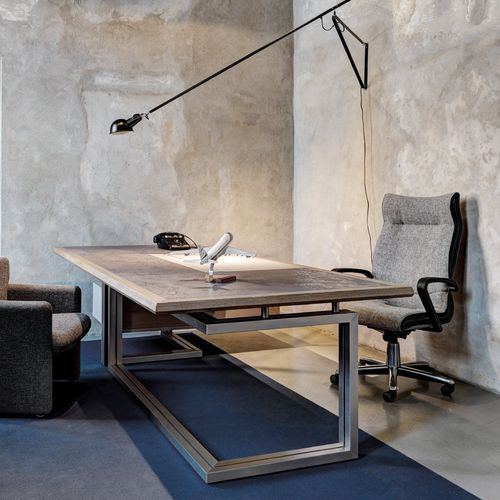 Chefschreibtisch - VARA T503 - TECNO - modern / Holz / Metall