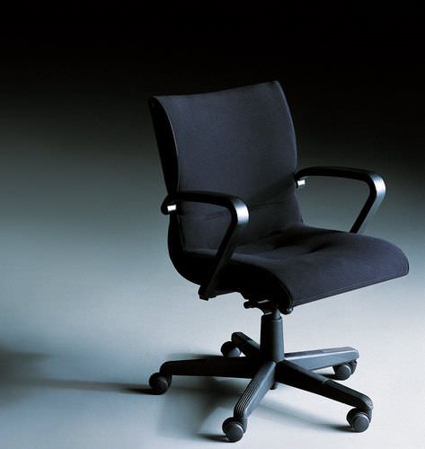 Moderner Bürostuhl - QUALIS - TECNO - Stoff / Leder / Polypropylen