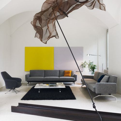 Modulsofa - PONS D011 - TECNO - modern / Stoff / Leder