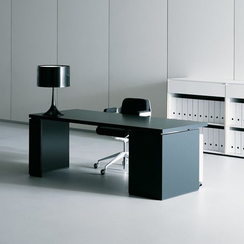 Schreibtisch mit integrierten Stauraum / für Gewerbegebrauch - GRAPHIS - TECNO