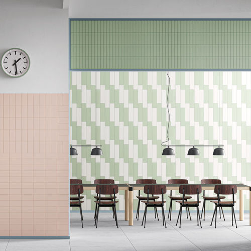 Keramikfliesen - SYSTEM RETTANGOLO - Ceramica VOGUE - Sandstein / Hochglanz / emailliert