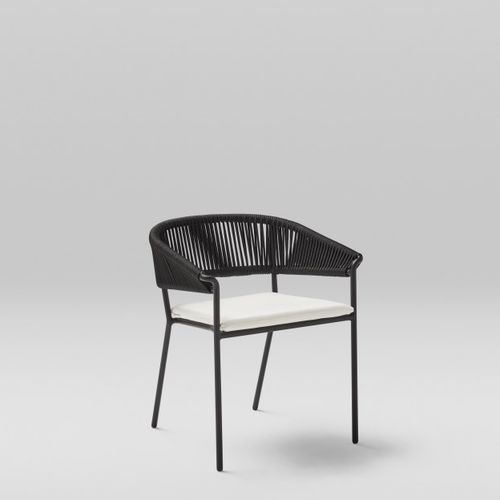 Moderner Stuhl - WEAVE - POINT - für den Innenraum / Aluminium / Aluminium