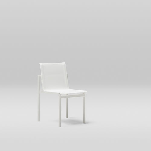 Moderner Stuhl - ORIGIN - POINT - für den Innenraum / aus lackiertem Aluminium / stapelbar