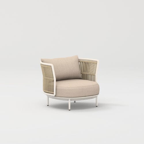 Moderner Sessel - AMBA - POINT - Polyurethanschaum / Kordel / Polyester