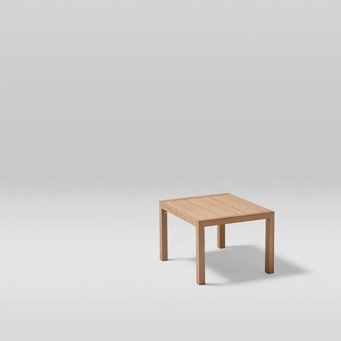 Moderner Tisch - KUBIC - POINT - Holz / Gestell aus Holz / für Eckeinbau