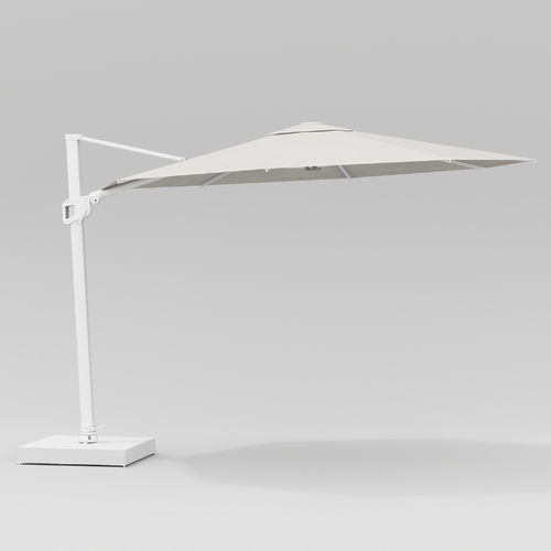 Zylinderförmiger Sonnenschirm - MARE - POINT - mit Zentralmast / Stoff / aus lackiertem Aluminium