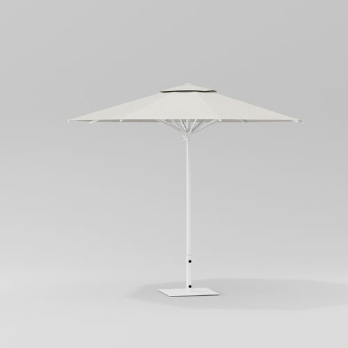 Rechteckiger Sonnenschirm - cala - POINT - Stoff / Metall / thermolackiertes Aluminium