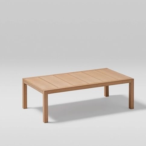 Moderner Couchtisch - KUBIK - POINT - thermolackiertes Aluminium / Porzellan / Gestell aus lackiertem Holz