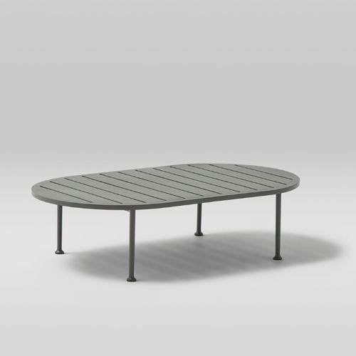 Moderner Tisch - CURIO - POINT - Aluminium / aus lackiertem Aluminium / thermolackiertes Aluminium