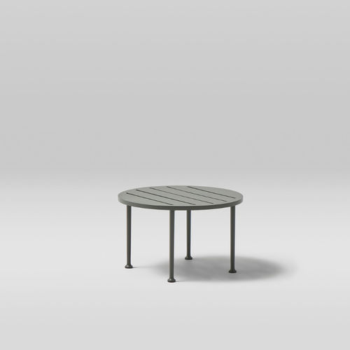 Moderner Couchtisch - CURIO - POINT - Aluminium / aus lackiertem Aluminium / thermolackiertes Aluminium