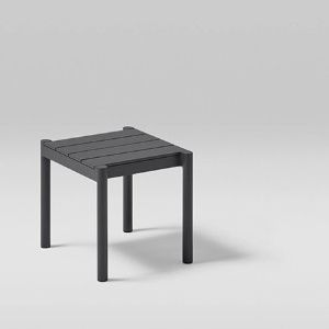 Moderner Tisch - ORIGIN - POINT - Holz / Aluminium / thermolackiertes Aluminium