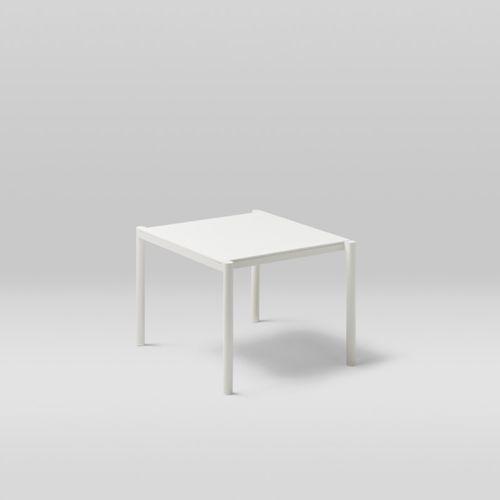 Moderner Tisch - ORIGIN - POINT - Aluminium / aus lackiertem Aluminium / Holz