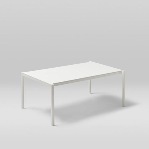 Moderner Tisch - ORIGIN - POINT - Aluminium / aus lackiertem Aluminium / thermolackiertes Aluminium