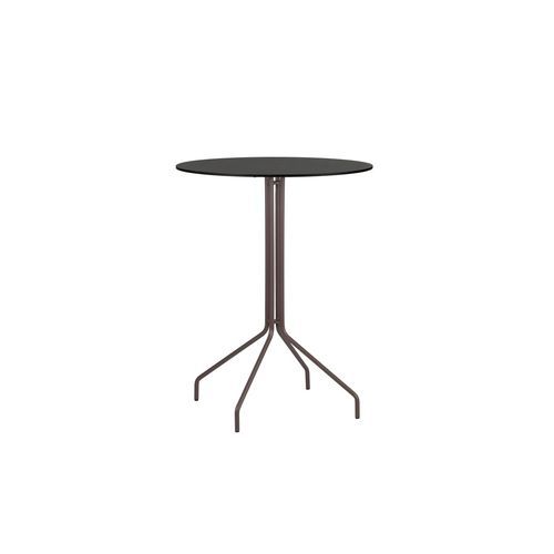 Moderner Couchtisch - WEAVE - POINT - Aluminium / aus lackiertem Aluminium / Porzellan