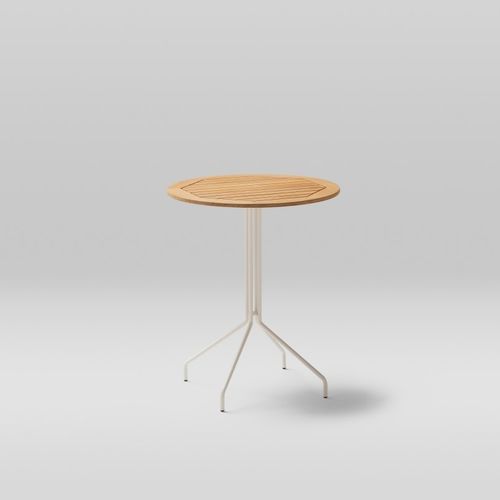 Moderner Couchtisch - WEAVE - POINT - Aluminium / aus lackiertem Aluminium / Terrakotta