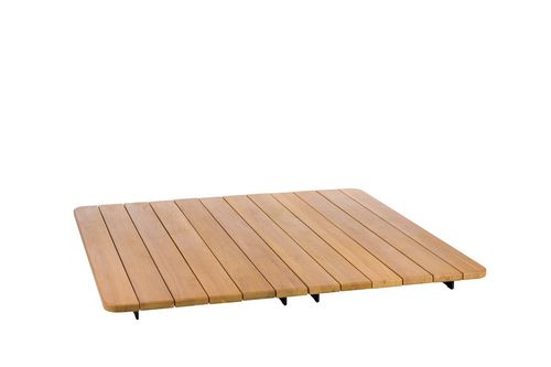 Moderner Couchtisch - PAL - POINT - Epoxid / Aluminium / aus lackiertem Aluminium