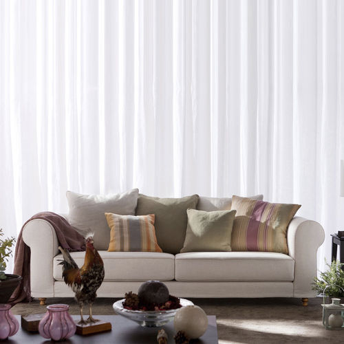 Klassisches Sofa - CAMBRIDGE - BERTO - Stoff / Leder / beige