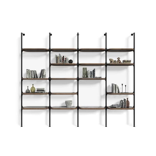 Modul-Bücherregal - IAN - BERTO - hoch / Decke/Boden / modern