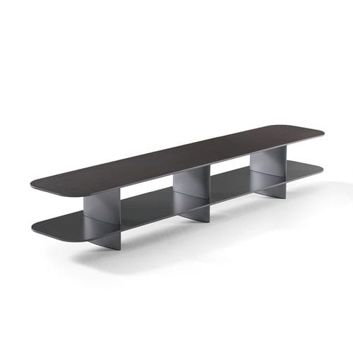 Moderner Konsolentisch - DIVE - BERTO - Nussbaum / Esche / MDF