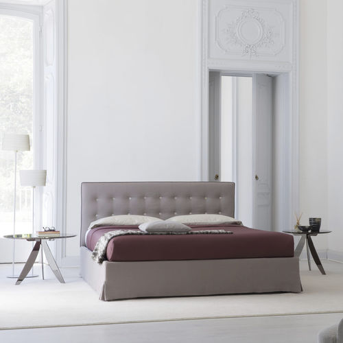 Doppelbett - MARAIS - BERTO - modern / gepolstertes Kopfteil / Bettkasten
