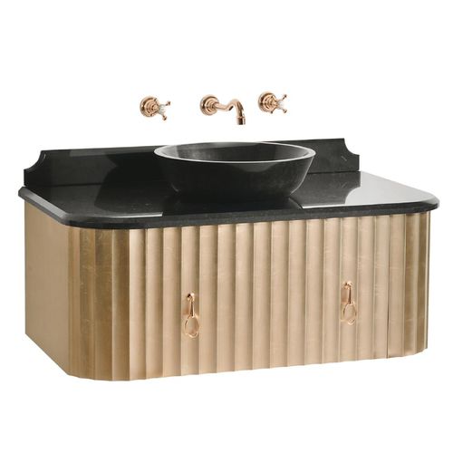 Wandhängender Waschtisch-Unterschrank - CHARLOTTE - GENTRY HOME - Marmor / klassisch / mit Schubladen