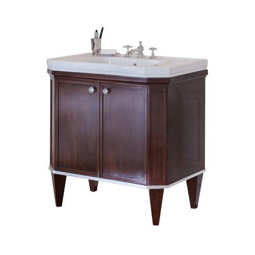 Freistehender Waschtisch-Unterschrank - ADELAIDE - GENTRY HOME - Holz / klassisch / mit Ablage