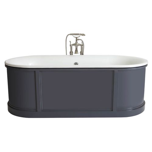 Ovale Badewanne - NEW CANADA - GENTRY HOME - freistehend / Gusseisen / weiß