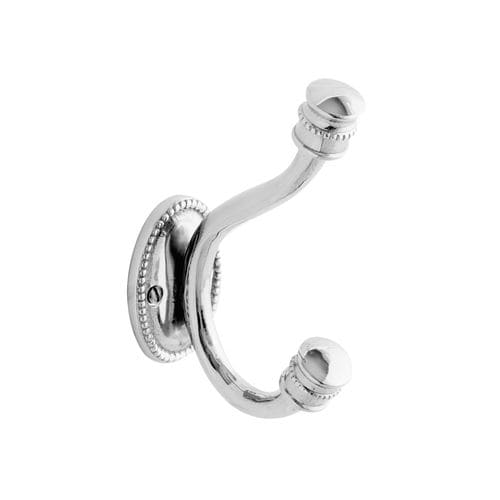 Klassischer Garderobenhaken - 8850-C/8851 SERIES - GENTRY HOME - aus verchromtem Metall / doppelt / für Badezimmer