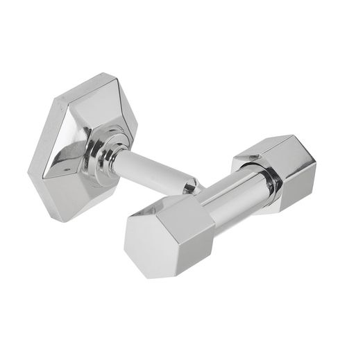 Klassischer Garderobenhaken - 10810/10811 - GENTRY HOME - aus verchromtem Metall / doppelt / für Badezimmer