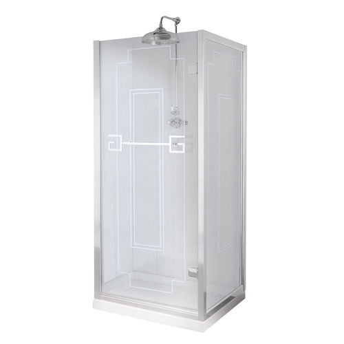 Einflügelige Duschwand - ATHENA: 101 SERIES - GENTRY HOME - für Eckeinbau