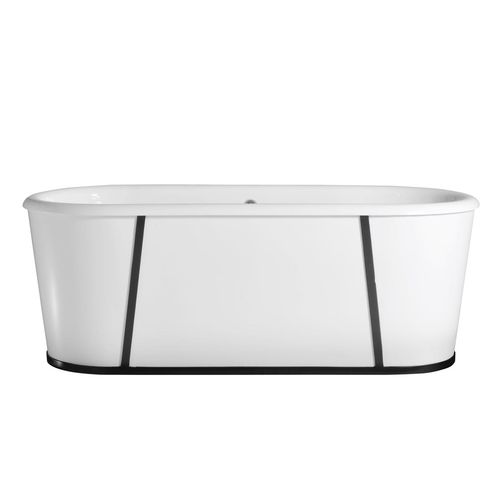 Ovale Badewanne - BARRY - GENTRY HOME - freistehend / Gusseisen / weiß