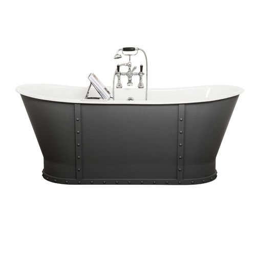 Ovale Badewanne - EIFFEL - GENTRY HOME - freistehend / Gusseisen / weiß