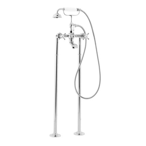 Zweigriffmischer für Dusche - 8068-C/8069 SERIES - GENTRY HOME - für Badewanne / bodenstehend / aus verchromtem Metall