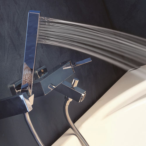 Einhebelmischer für Badewanne - G&amp;G : FAGG65599 - GUGLIELMI - wandmontiert / mechanisch / aus verchromtem Metall