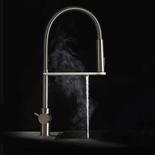 Zweigriffmischer für sprudelndes Wasser - TUTTUNO® - GUGLIELMI - Aufsatz / aus verchromtem Metall / Edelstahl