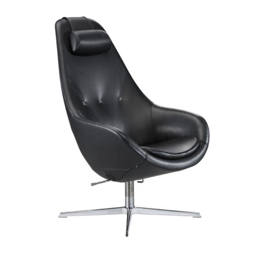Moderner Sessel - VARIER® KOKON - VARIER - Leder / Stoff / mit Fußstütze