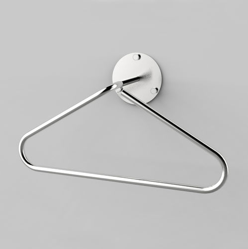 Wandmontierter stummer Diener - YANG - INSILVIS - Edelstahl / modern