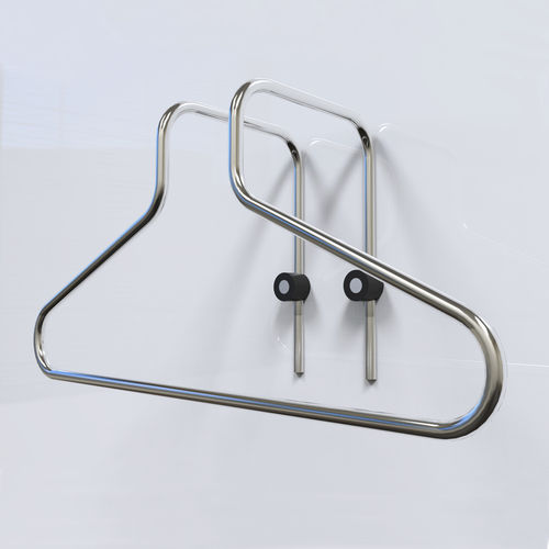 Wandmontierter stummer Diener - ATLANTIS 1 - INSILVIS - Metall / modern