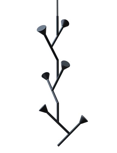 Deckenmontierter Garderobenständer - LIFE 5 LIGHT - INSILVIS - minimalistisches Design / Metall