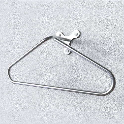 Wandmontierter stummer Diener - CLOVER 1 - INSILVIS - Metall / modern