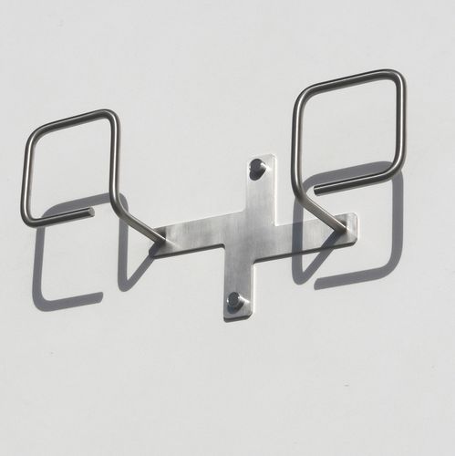 Wandmontierter Garderobenständer - DIRECTIONS 2 - INSILVIS - modern / Edelstahl / für Gewerbegebrauch