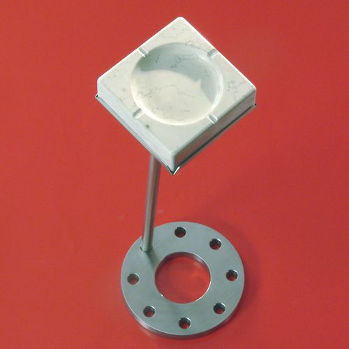 Sockel-Aschenbecher - SIDEREUS 2 - INSILVIS - Marmor / für öffentliche Bereiche
