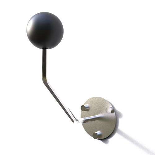 Edelstahl-Helmhalterung - SPHERICAL 2 - INSILVIS - Thermoplast / Wand