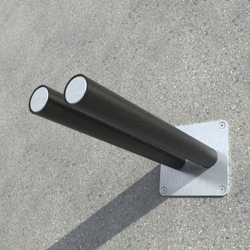 Wandmontierter Skihalter - BLACK SLOPE 2 L - INSILVIS