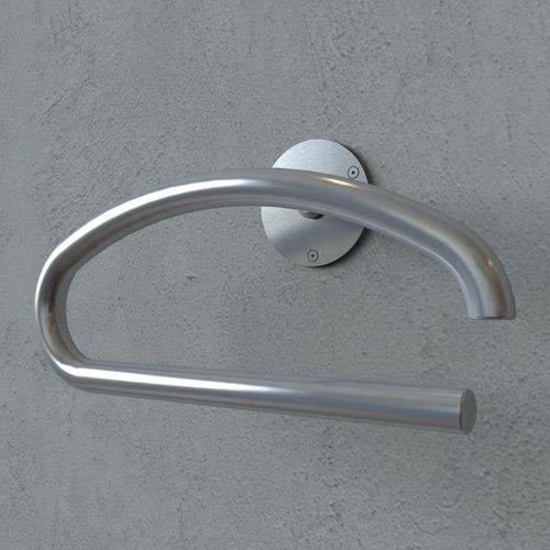 Wandmontierter stummer Diener - IMPERFECTION 3 - INSILVIS - Edelstahl / modern